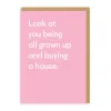 Twin Pines Congratulations|New Home*All Grown Up Buying A House Card | New Home Card | Ohh Deer