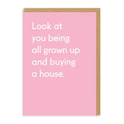 Twin Pines Congratulations|New Home*All Grown Up Buying A House Card | New Home Card | Ohh Deer