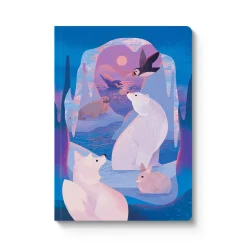 Kaleido Premium Notebooks|Stationery Gifts*Animals of the Arctic Paperback Notebook