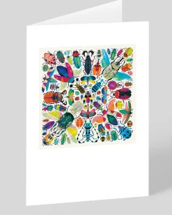 Natasha Durley Birthday|Thank You*Beetle Kaleidoscope Greeting Card | Ohh Deer