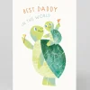 Ohh Deer Father's Day|Birthday*Best Daddy Turtles Greeting Card |