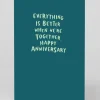 Raspberry Blossom Anniversary*Better Together Anniversary Card | Ohh Deer