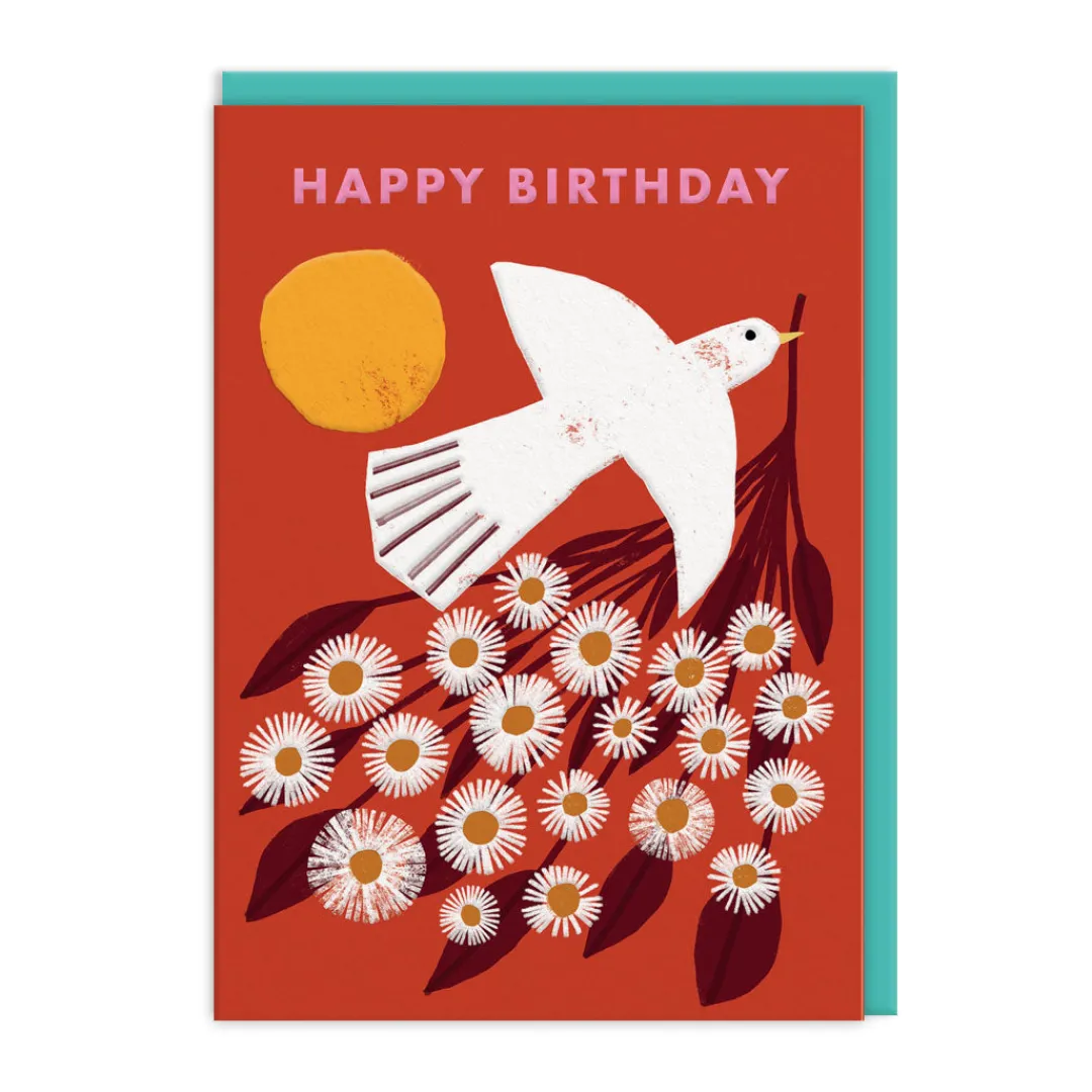 Anisa Makhoul Birthday Cards*Bird and Flowers Birthday Card 🕊️🌸 | Ohh Deer