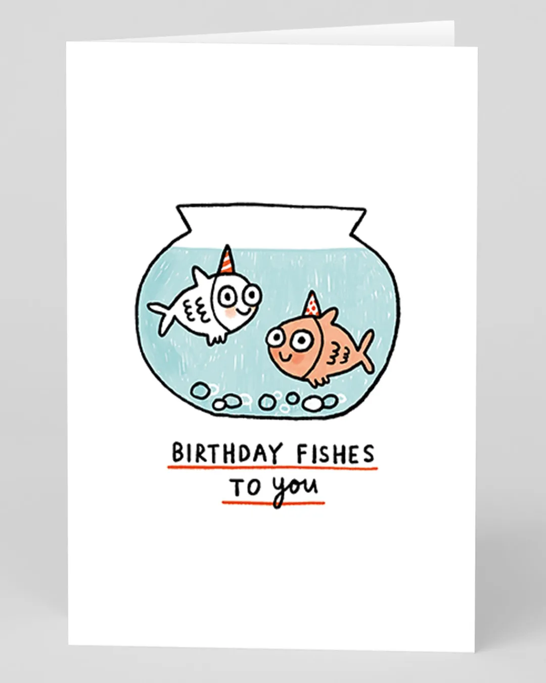 Gemma Correll Birthday|Birthday Cards*Birthday Fishes To You Greeting Card | Ohh Deer