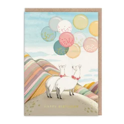 Joo Joo Paper Birthday Cards*Birthday Llamas Greeting Card