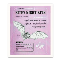 Danger Bois Prints*Bitey Night Kite Riso Print (12x10)