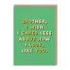 Ohh Deer Birthday Cards*Brother - I Wish Greeting Card