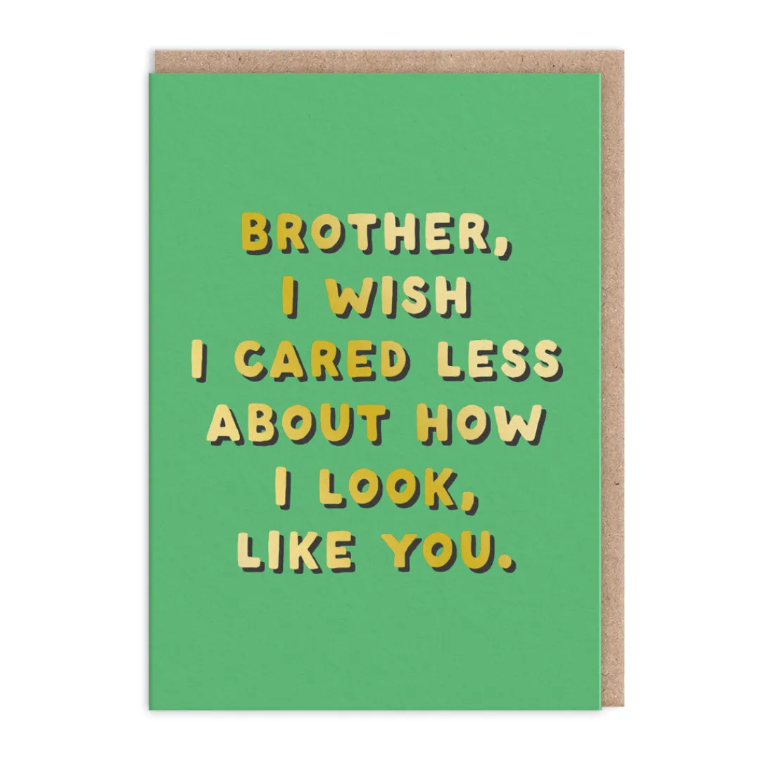 Ohh Deer Birthday Cards*Brother - I Wish Greeting Card