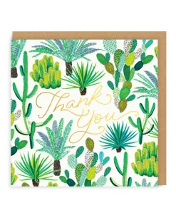 Jacqueline Colley Thank You*Cacti Thank You Greeting Card