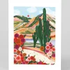 Marina Ester Castaldo Birthday|Thank You*Cactus Landscape Greeting Card | Ohh Deer