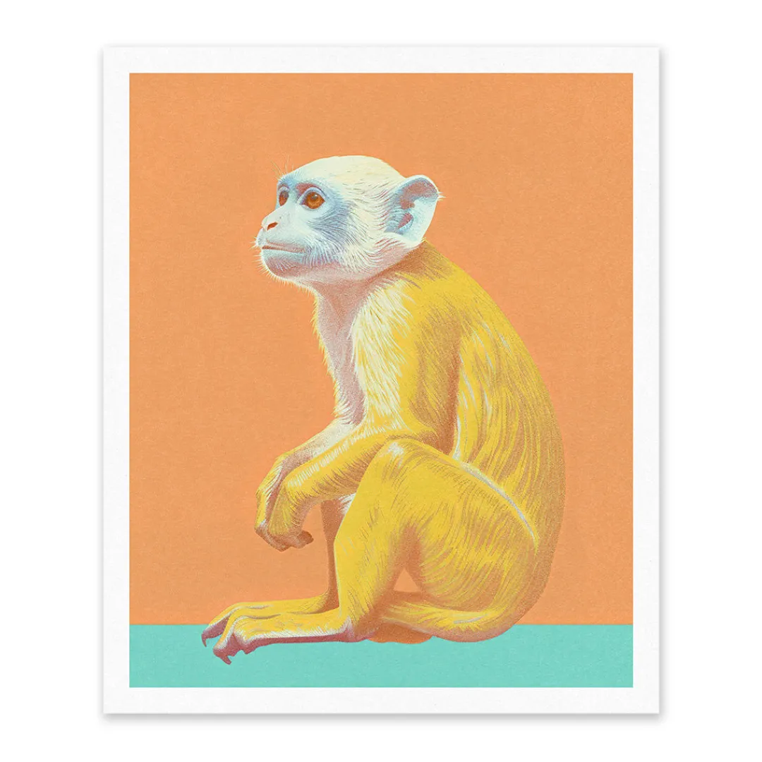 Ohh Deer Prints*Capuchin Riso Print (12x10)