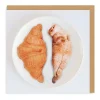 Say Cheese Birthday Cards*Cat Croissants Greeting Card
