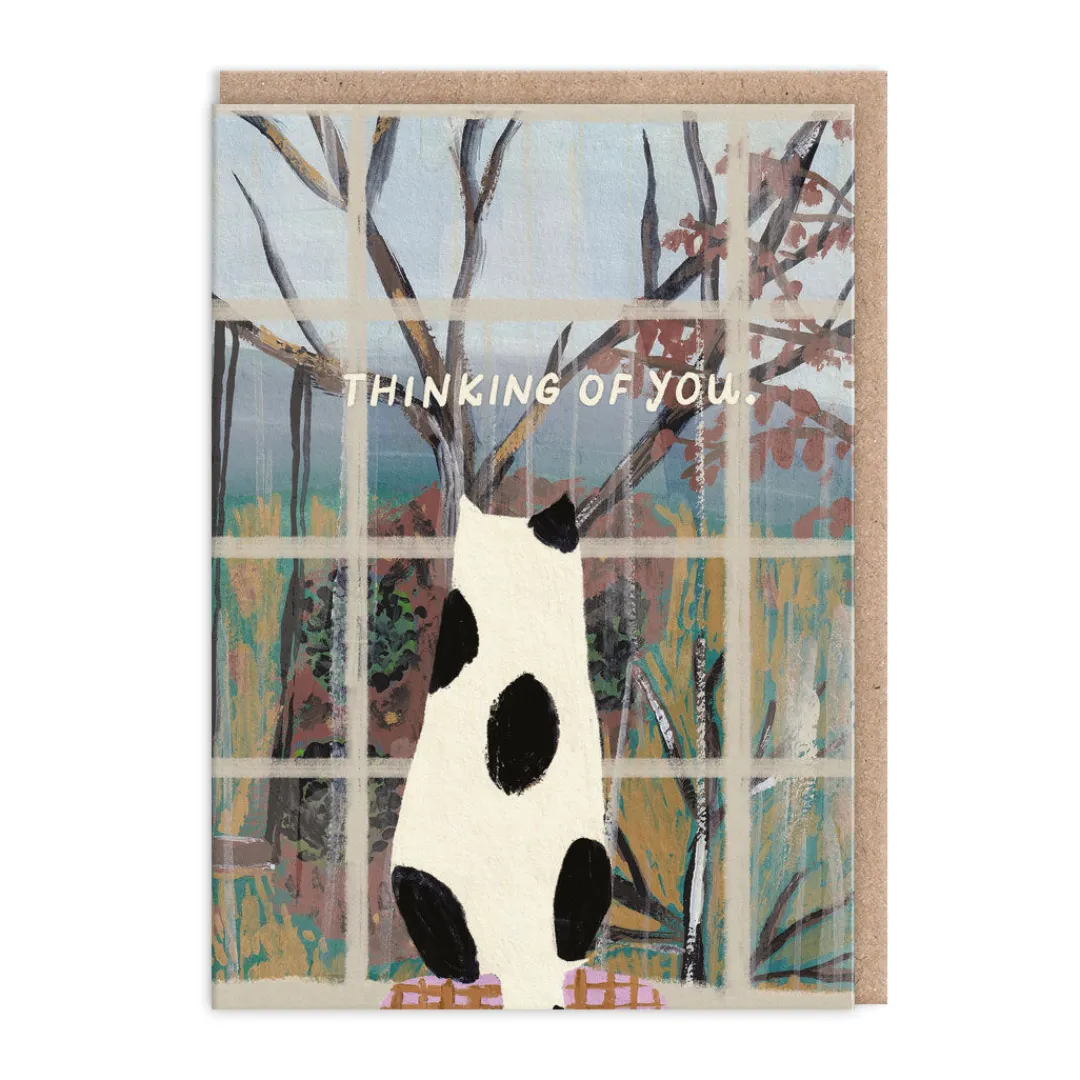 Emily Doliner Thinking Of You*Cat Window Thinking Of You Card | Ohh Deer