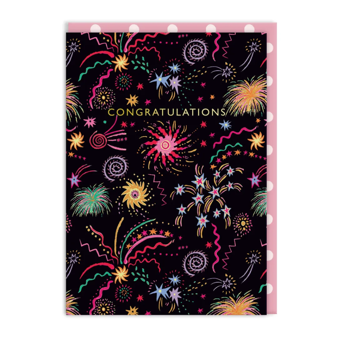 Cath Kidston Congratulations*'s Fireworks Congratulations Card 🎆 | Ohh Deer