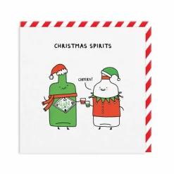 Gemma Correll Christmas Cards*Christmas Spirits Greeting Card
