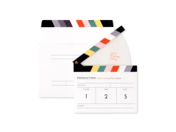 UWP Luxe Pop Up & 3d Cards*Clapperboard 3D Pop Up Greeting Card | Ohh Deer