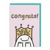 Beth Evans Congratulations*Congrats Crown Greeting Card
