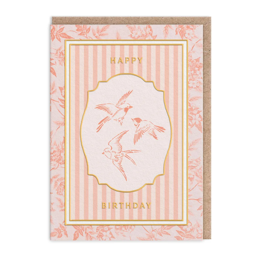 Vu0026A Birthday Cards*Cottagecore Collection of Birds Birthday Card