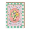 Vu0026A Birthday Cards*Cottagecore Large Vase Birthday Card
