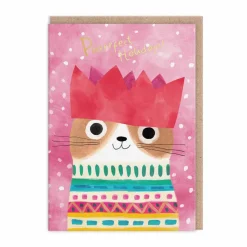 Angela Rozelaar Christmas Cards*Crown Cat Christmas Card | Ohh Deer