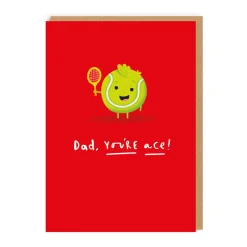 Jennie Bradley Father's Day Cards*Dad You're Ace Tennis Father's Day Card 🎾 | Ohh Deer