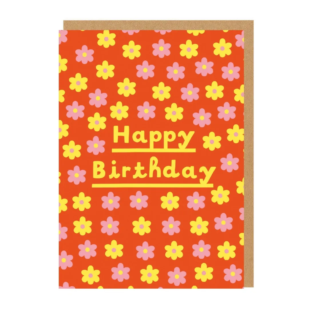 Mélanie Johnsson Birthday Cards*Daisies Happy Birthday Card | Ohh Deer