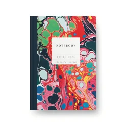 Kaleido Premium Notebooks|Stationery Gifts*Design No.18 Colourful Marble Hardback Notebook (OS)