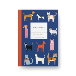 Kaleido Premium Notebooks|Stationery Gifts*Design No.33 Furry Friends Hardback Notebook