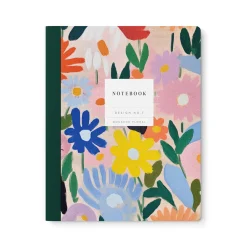 Kaleido Notebooks Under £10|Stationery Gifts*Design No.7 Gouache Floral Exercise Book