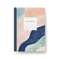 Kaleido Premium Notebooks|Stationery Gifts*Design No.40 Painterly Waves Hardback Notebook