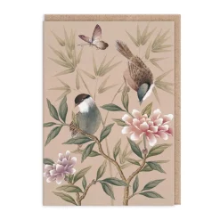 Diane Hill Birthday Cards*- Bamboo And Birds Greeting Card | Ohh Deer