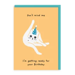 Ken The Cat Birthday Cards*Don't Mind Me Birthday Card | Ohh Deer