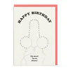 Ohh Deer Birthday Cards*Dot To Dot Mature Balloons Birthday Card