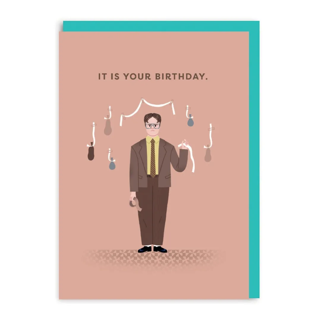 Ohh Deer Birthday Cards*Dwight Schrute The Office US Birthday Card |