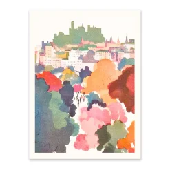 Ohh Deer Prints*Edinburgh 1 Riso Print (8x6)