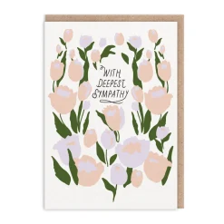 Hartland Brooklyn Sympathy*Floral With Deepest Sympathy Card 💐 - Hartland | Ohh Deer