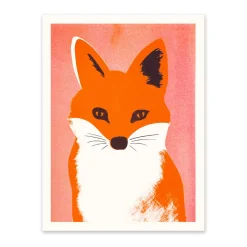 Ohh Deer Prints*Fox 1 Riso Print (8x6)