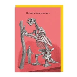 Natural History Museum Birthday Cards*Front Row Seat Greeting Card