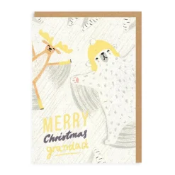 Kong-Yew Wong Christmas Cards*Grandad Snow Angel | Christmas Card | Ohh Deer