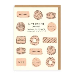 Ohh Deer Birthday Cards*Granny, Great Biscuits Birthday Card |
