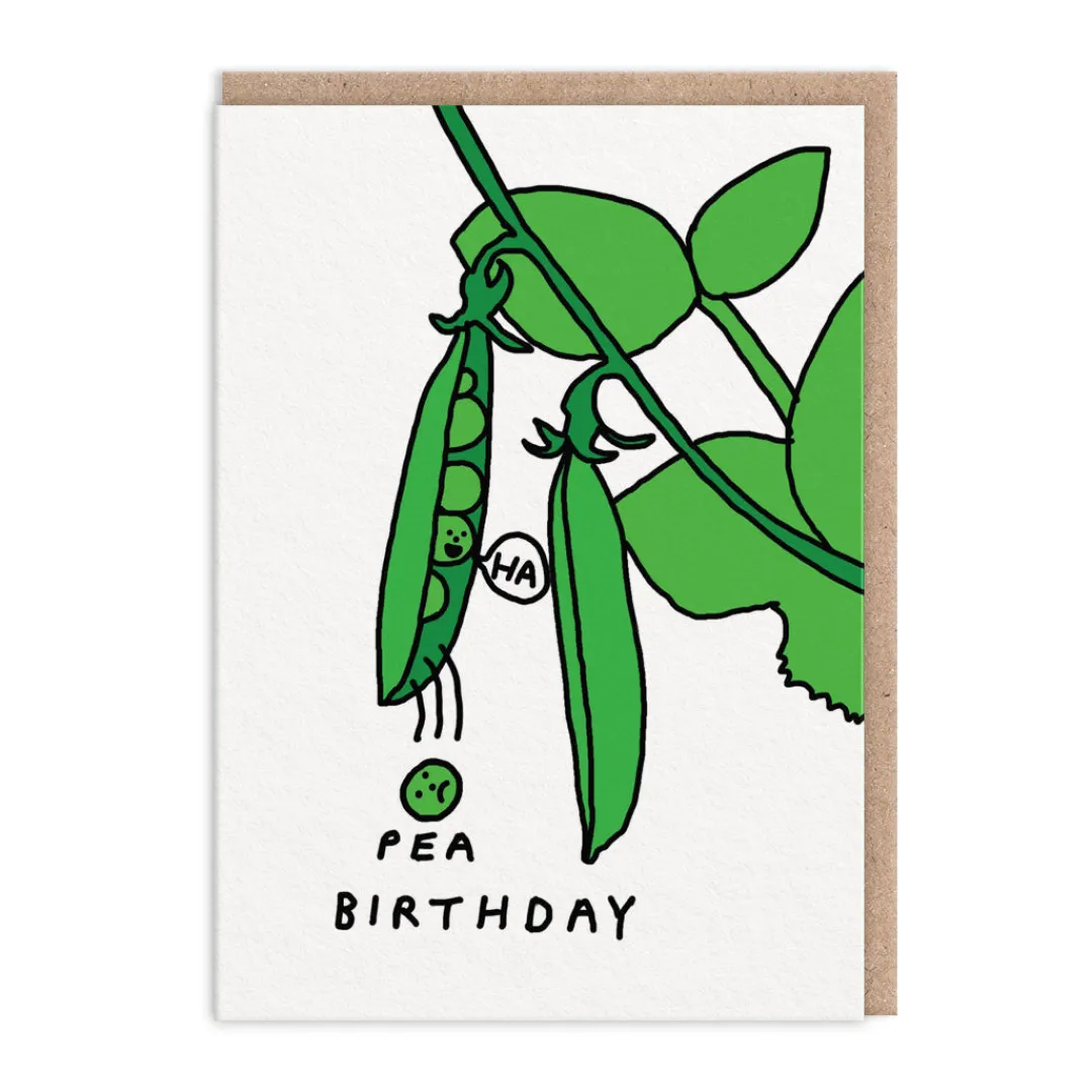 Constant Bagel Therapy Birthday Cards*Ha Pea Birthday Card
