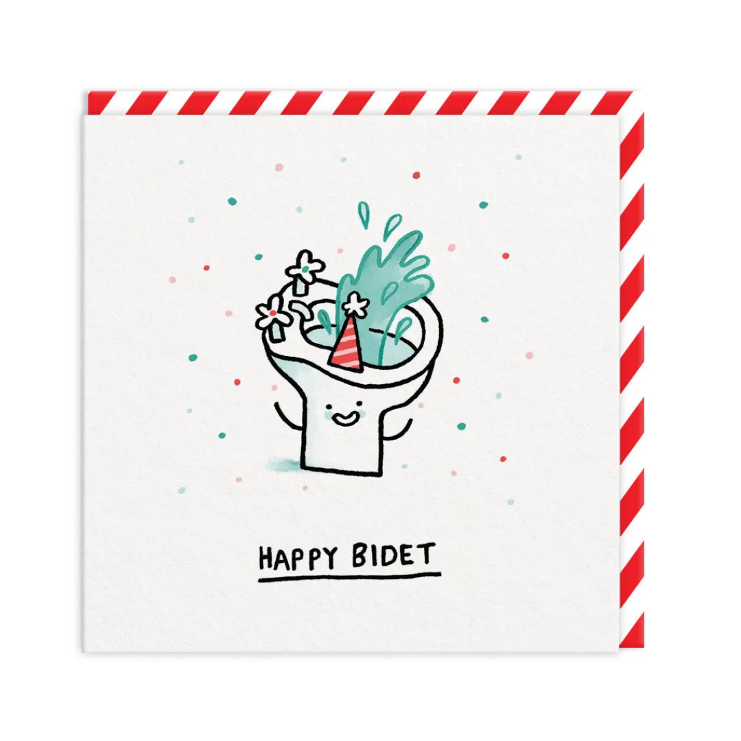 Gemma Correll Birthday Cards*Happy Bidet Greeting Card