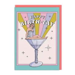 Party Mountain Paper Birthday Cards*Happy Birth Tay Greeting Card
