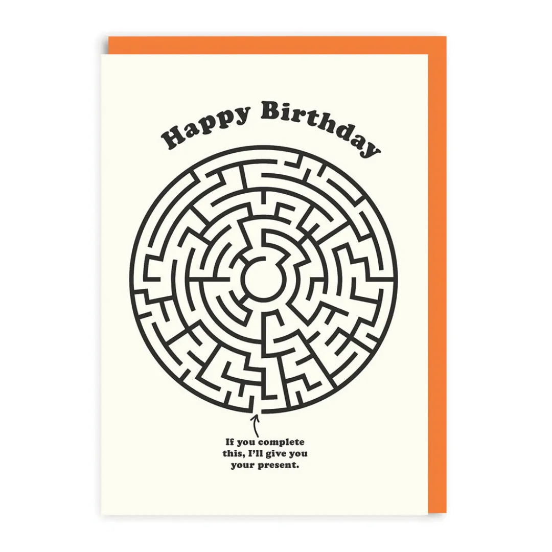 Ohh Deer Birthday Cards*Happy Birthday Maze Card | Birthday Card |