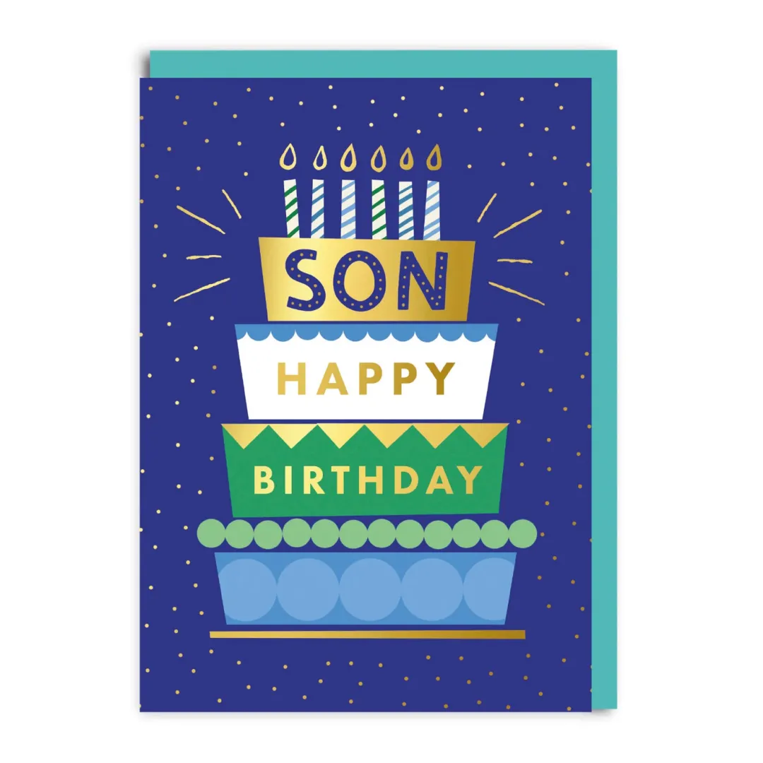 Ohh Deer Birthday Cards*Happy Birthday Son Cake Card 🎂 |