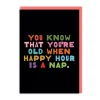 Ohh Deer Birthday Cards*Happy Hour Is A Nap Birthday Card 💤 |