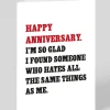 The Red Swan Anniversary*Hates All The Same Things Anniversary Card | Ohh Deer