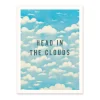 Ohh Deer Prints*Head In The Clouds Riso Print (8x6)