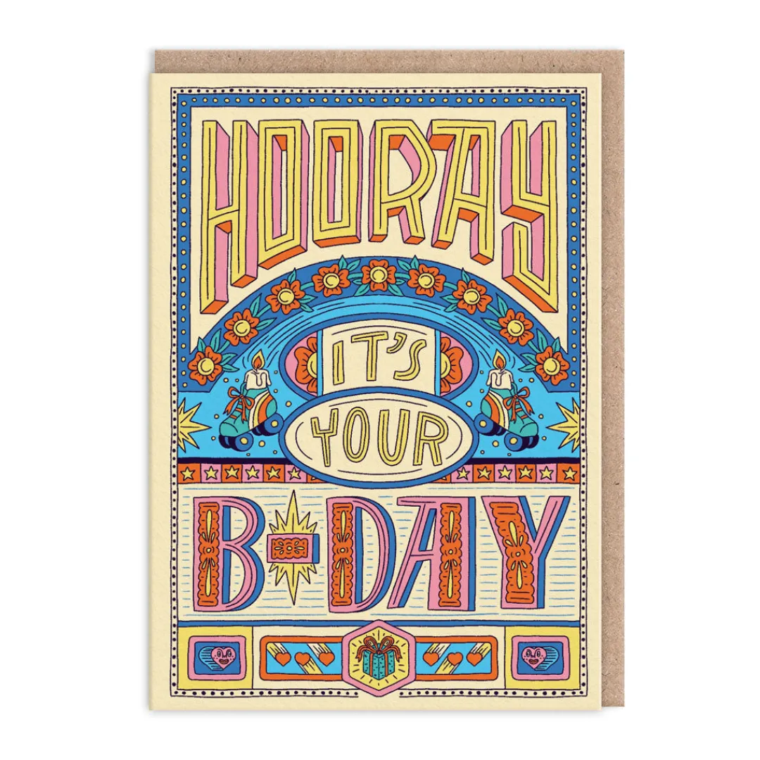 Frieda Ruh Birthday Cards*Hooray It's Your Birthday Card - | Ohh Deer