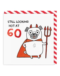 Gemma Correll Birthday Cards*Hot At 60 Birthday Card | | Ohh Deer